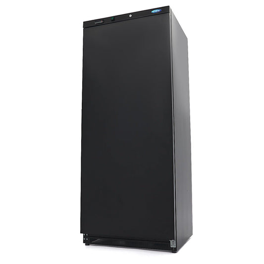 Maxima Fridge 600L - 4 Adjustable Shelves - Black - RVSVoordeel