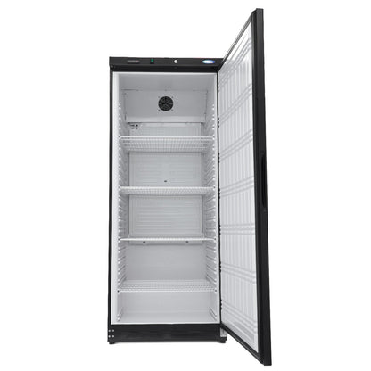 Maxima Fridge 600L - 4 Adjustable Shelves - Black - RVSVoordeel