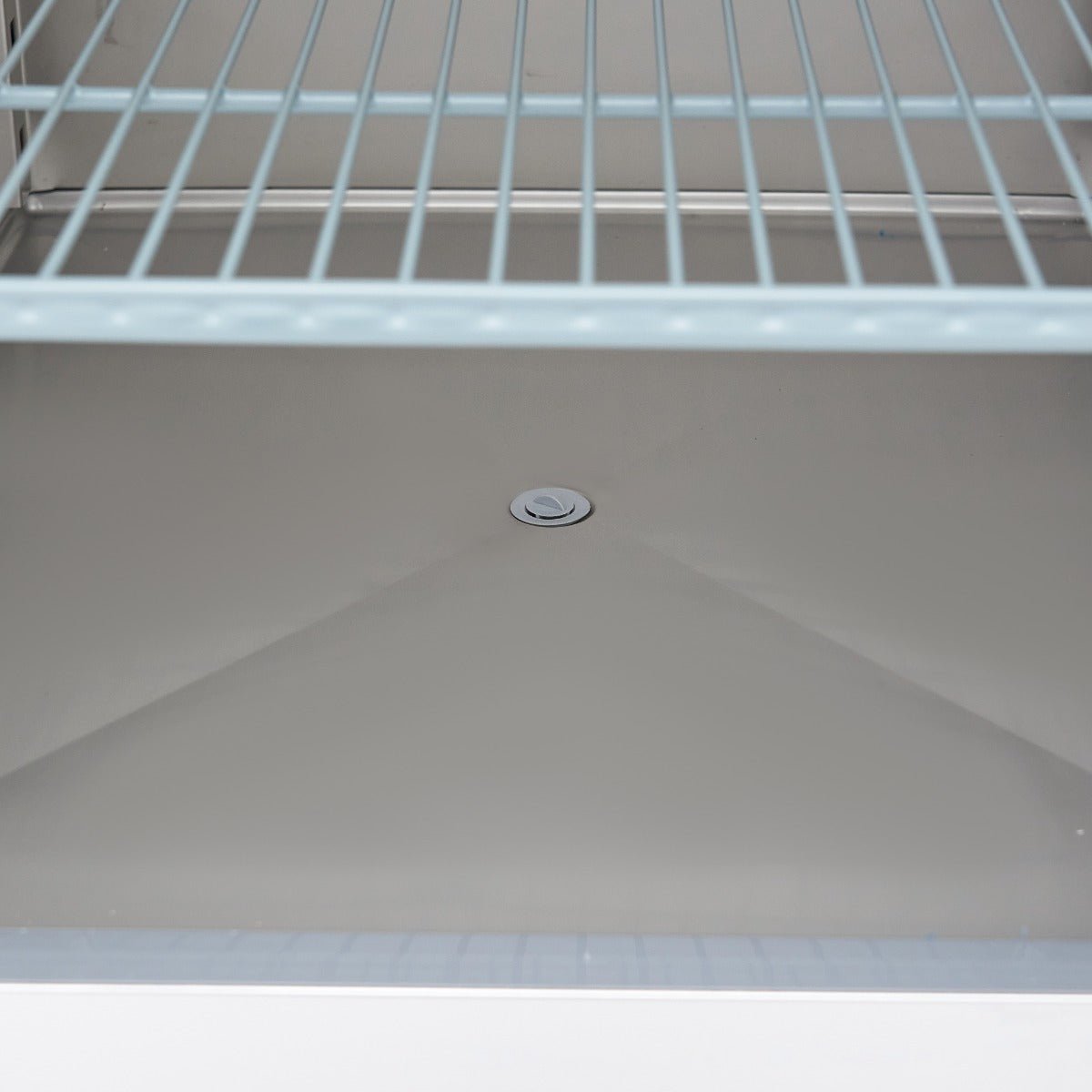 Maxima Fridge 600L with Glass door - 3 Adjustable Shelves (2/1 GN) - on Wheels - Stainless Steel - RVSVoordeel