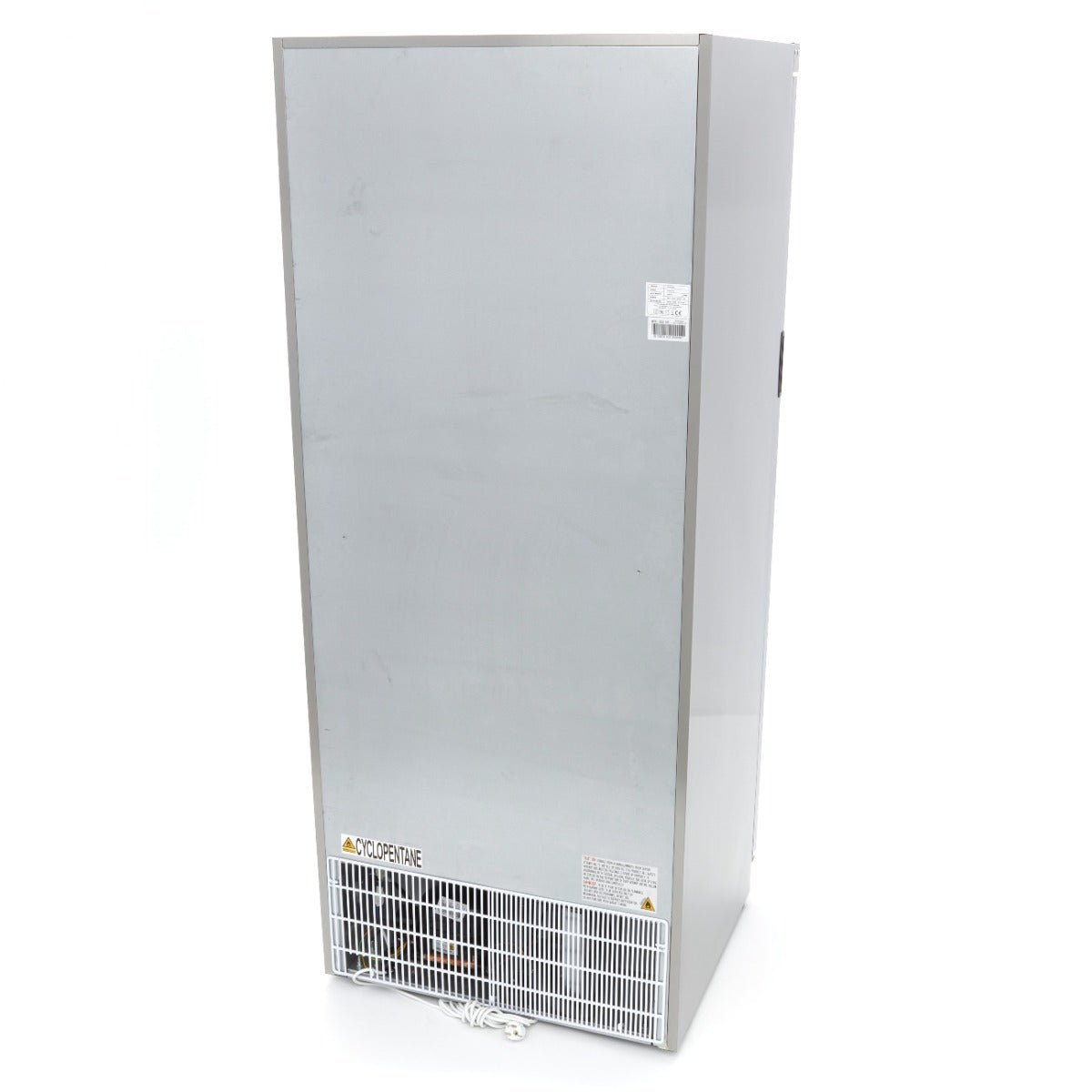 Maxima Fridge 600L with Glass Door - 4 Adjustable Shelves - Stainless Steel - RVSVoordeel
