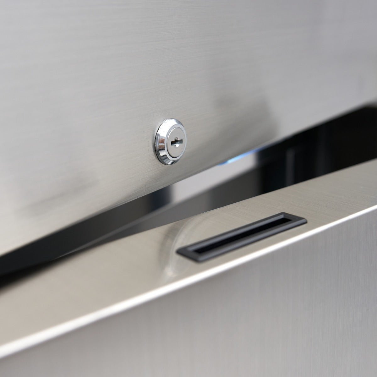 Maxima Fridge 800L on Wheels - 6 Adjustable Shelves - Stainless Steel - RVSVoordeel