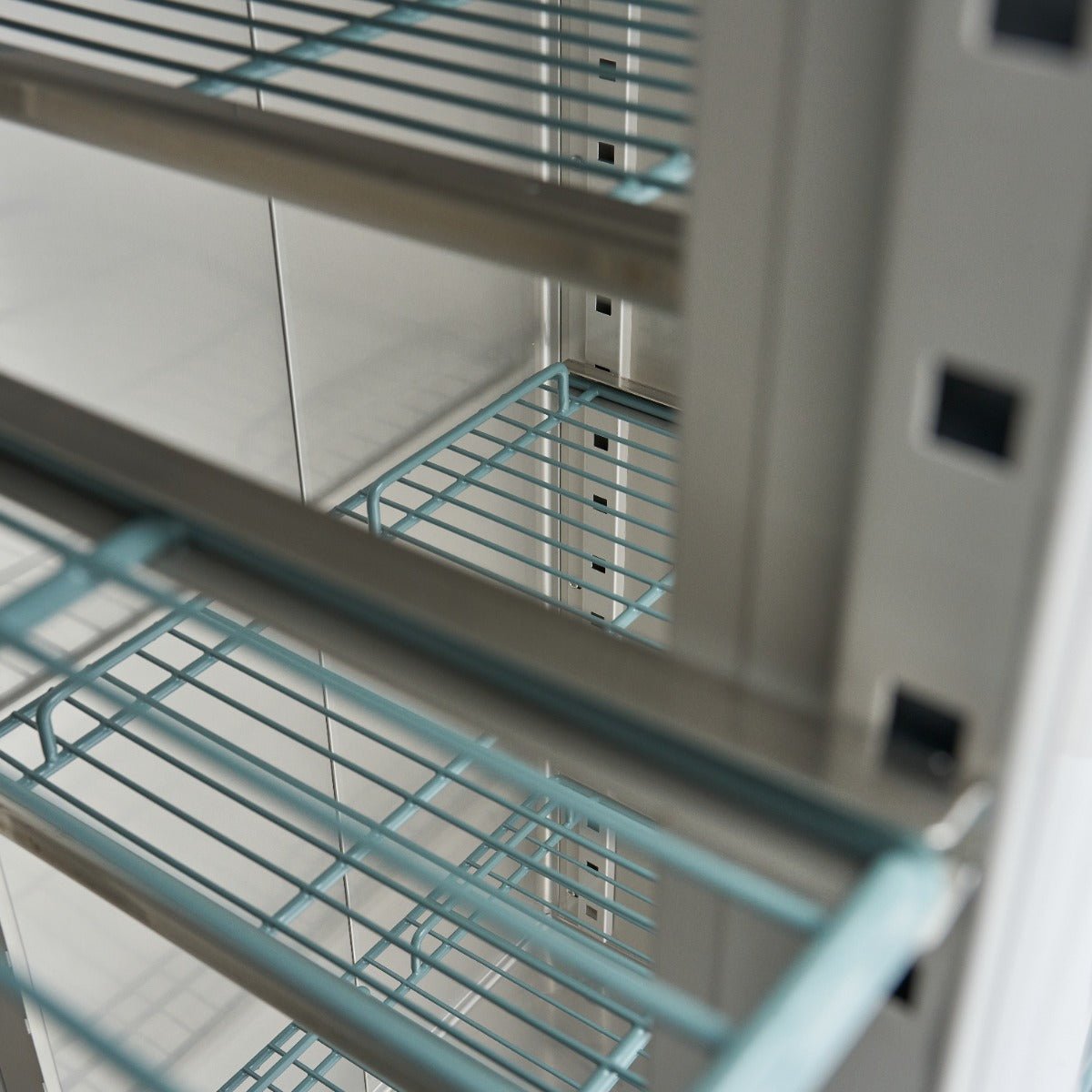 Maxima Fridge 800L on Wheels - 6 Adjustable Shelves - Stainless Steel - RVSVoordeel