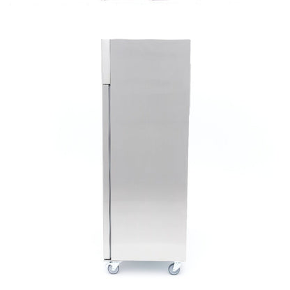 Maxima Fridge 800L on Wheels - 6 Adjustable Shelves - Stainless Steel - RVSVoordeel
