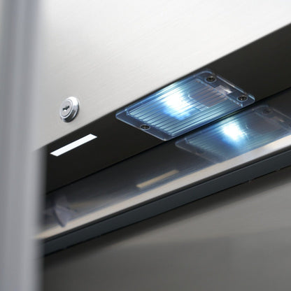 Maxima Fridge 800L on Wheels - 6 Adjustable Shelves - Stainless Steel - RVSVoordeel