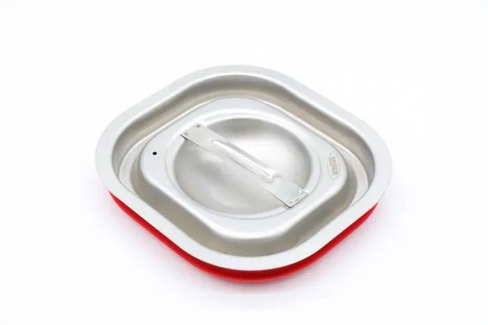 Maxima Gastronorm Lid Airtight Seal - 1/6 GN - Stainless Steel - RVSVoordeel