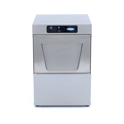 Maxima Glass Washer 35 x 35cm - with Drain, Rinse Aid and Soap Pump - Digital Display - 230V - RVSVoordeel