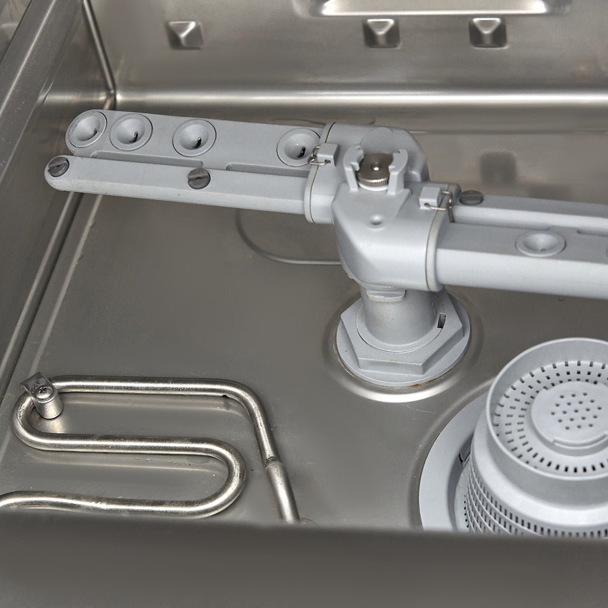 Maxima Glass Washer 35 x 35cm - with Drain, Rinse Aid and Soap Pump - RVSVoordeel