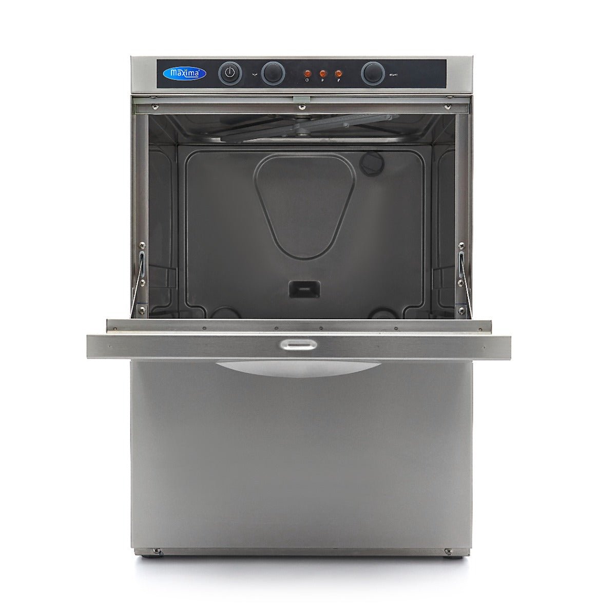 Maxima Glass Washer 35 x 35cm - with Drain, Rinse Aid and Soap Pump - RVSVoordeel