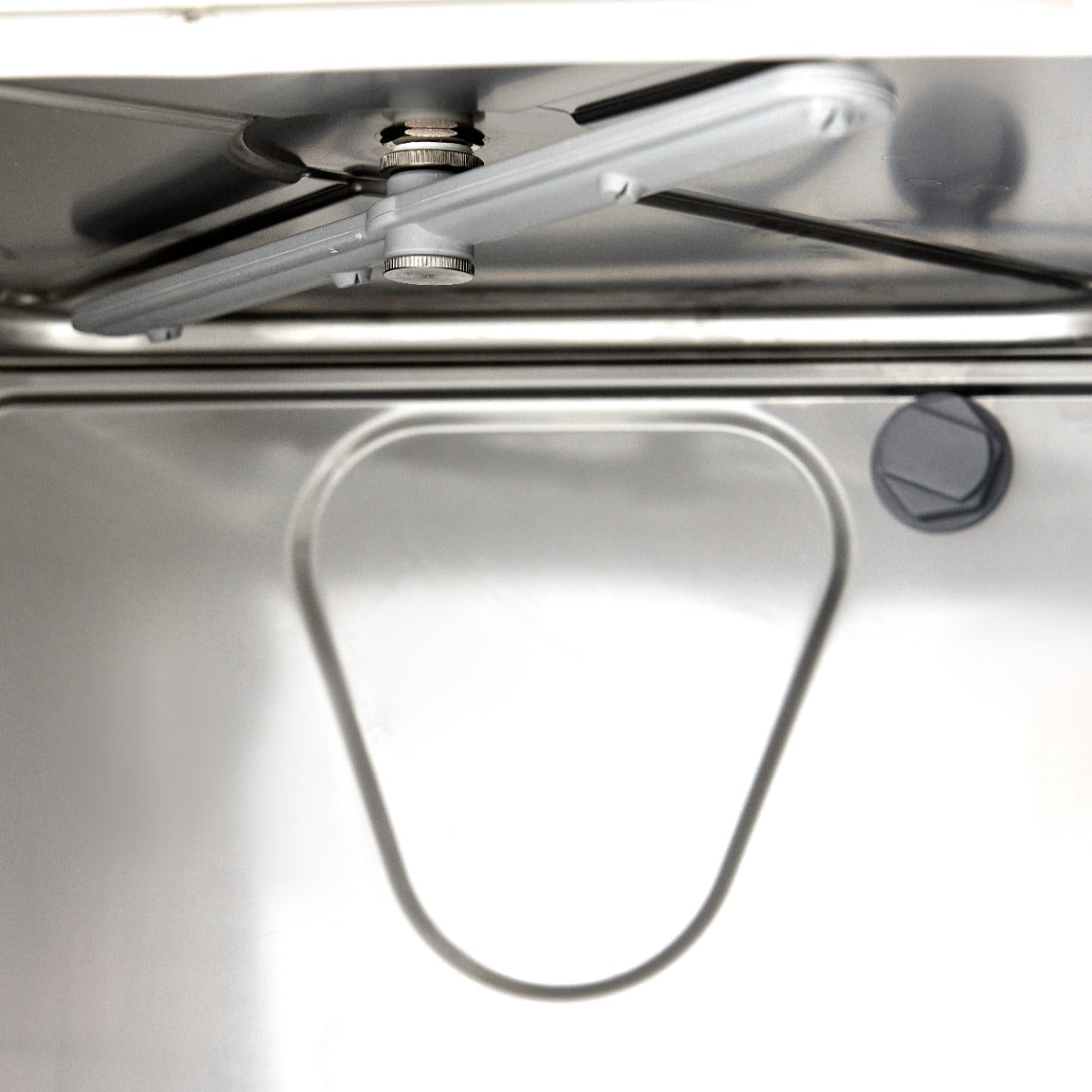 Maxima Glass Washer 35 x 35cm - with Drain, Rinse Aid and Soap Pump - RVSVoordeel