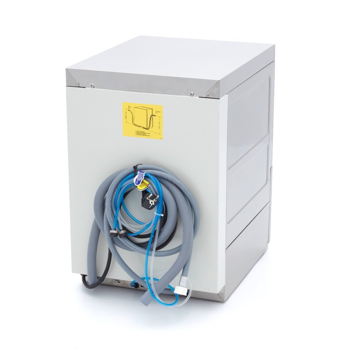 Maxima Glass Washer 35 x 35cm - with Drain, Rinse Aid and Soap Pump - RVSVoordeel