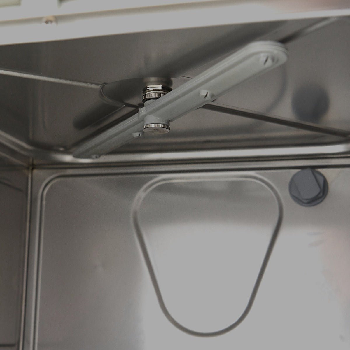 Maxima Glass Washer 35 x 35cm - with Rinse Aid Pump - 230V - RVSVoordeel
