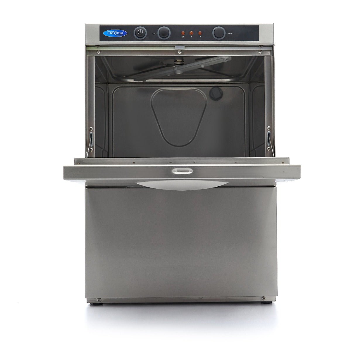 Maxima Glass Washer 35 x 35cm - with Rinse Aid Pump - 230V - RVSVoordeel