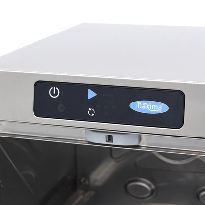 Maxima Glass Washer 35 x 35cm - with Rinse Aid Pump - Digital Display - 230V - RVSVoordeel