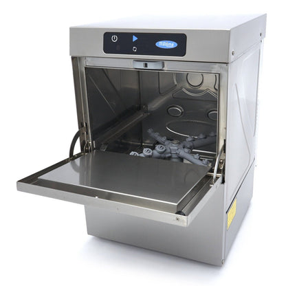 Maxima Glass Washer 35 x 35cm - with Rinse Aid Pump - Digital Display - 230V - RVSVoordeel