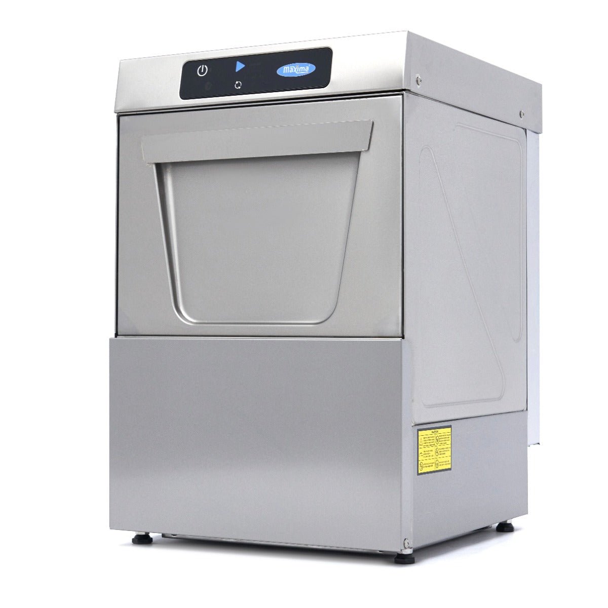 Maxima Glass Washer 35 x 35cm - with Rinse Aid Pump - Digital Display - 230V - RVSVoordeel