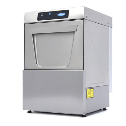 Maxima Glass Washer 35 x 35cm - with Rinse Aid Pump - Digital Display - 230V - RVSVoordeel