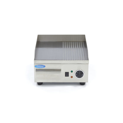 Maxima Griddle 36cm - Half Grooved surface - with Drip Tray - RVSVoordeel