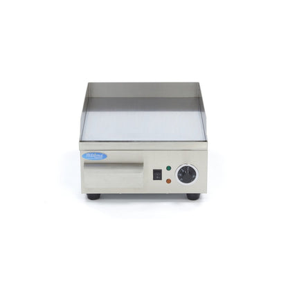 Maxima Griddle 36cm - Smooth Chrome surface - with Drip Tray - RVSVoordeel
