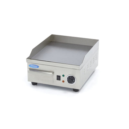 Maxima Griddle 36cm - Smooth surface - with Drip Tray - RVSVoordeel