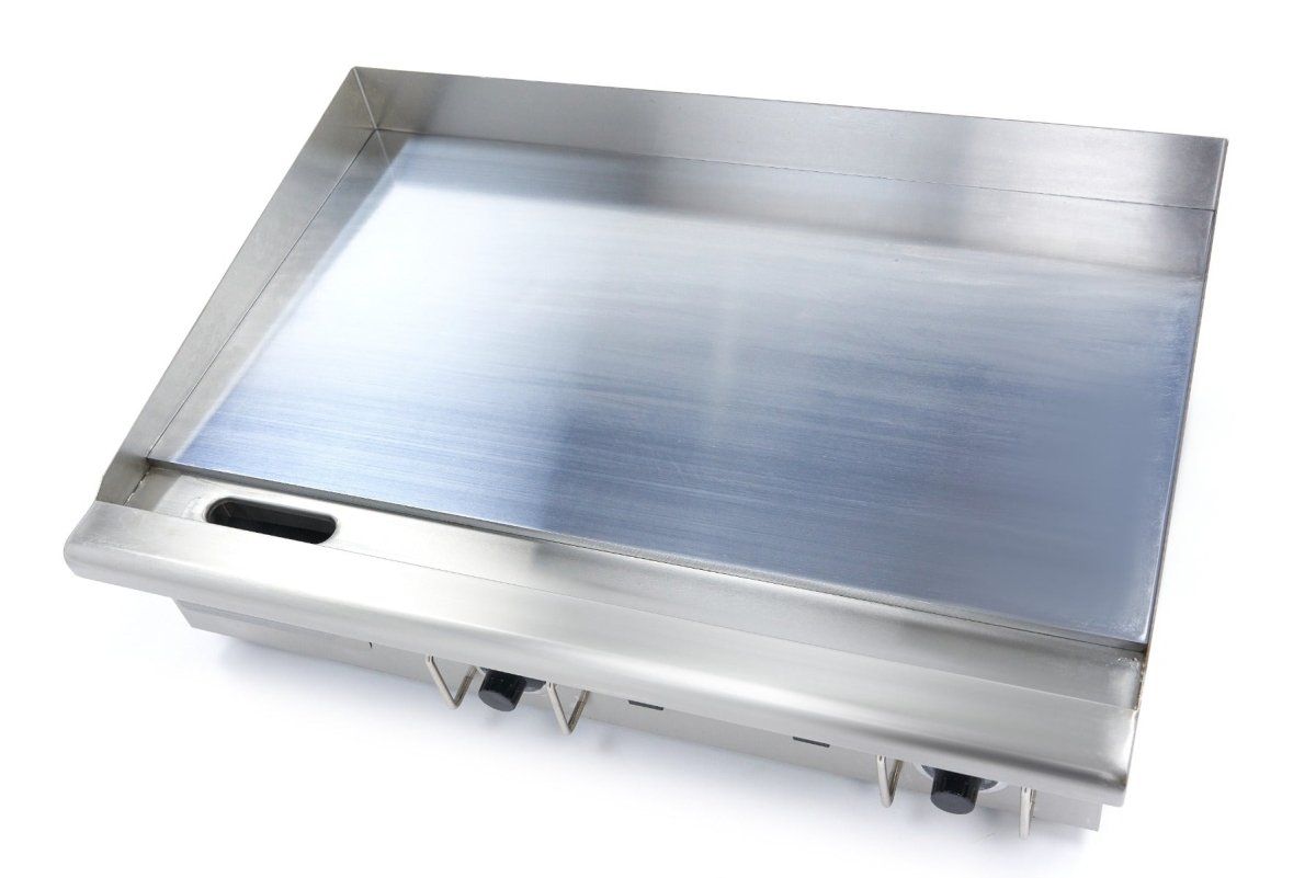 Maxima Griddle 73cm - Smooth Chrome surface - with Drip Tray - 400V - RVSVoordeel