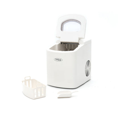 Maxima Ice Machine - 10-12kg/day - Bullet Cubes - Air Cooled - White - RVSVoordeel
