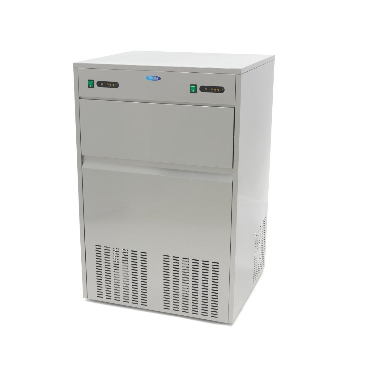 Maxima Ice Machine - 100kg/day - Bullet Cubes - Air Cooled - RVSVoordeel