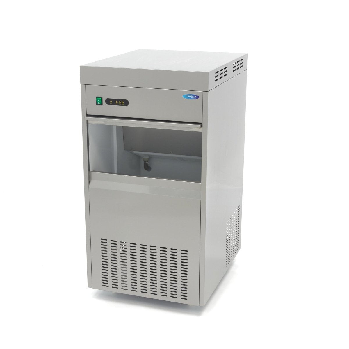Maxima Ice Machine - 130kg/day - Crushed/Flaked - Air Cooled - RVSVoordeel