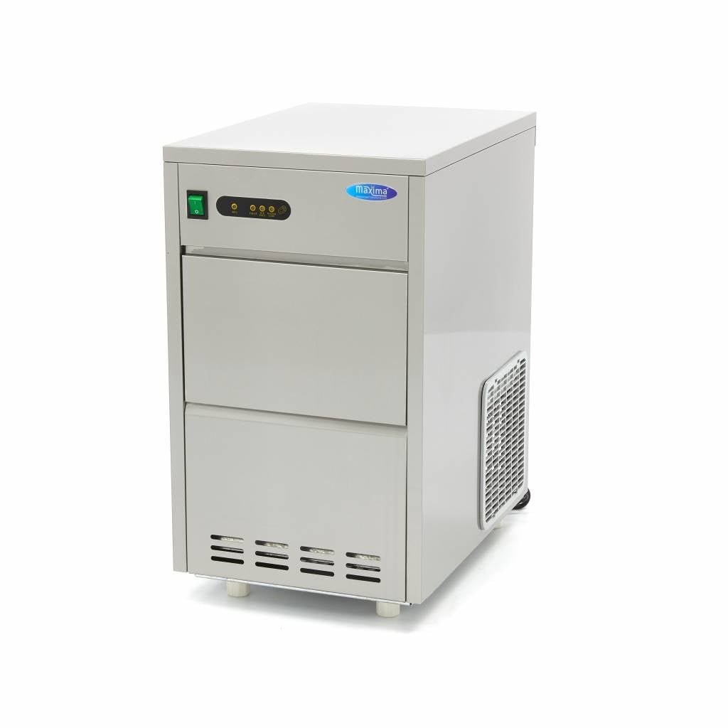 Maxima Ice Machine - 24kg/day - Bullet Cubes - Air Cooled - RVSVoordeel