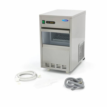Maxima Ice Machine - 24kg/day - Bullet Cubes - Air Cooled - RVSVoordeel