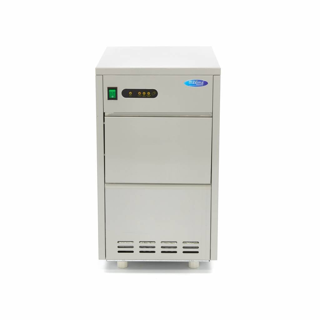 Maxima Ice Machine - 24kg/day - Bullet Cubes - Air Cooled - RVSVoordeel