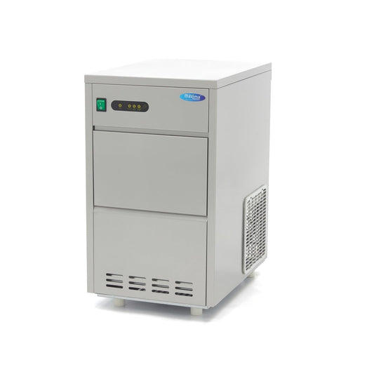 Maxima Ice Machine - 24kg/day - Bullet Cubes - Water Cooled - RVSVoordeel