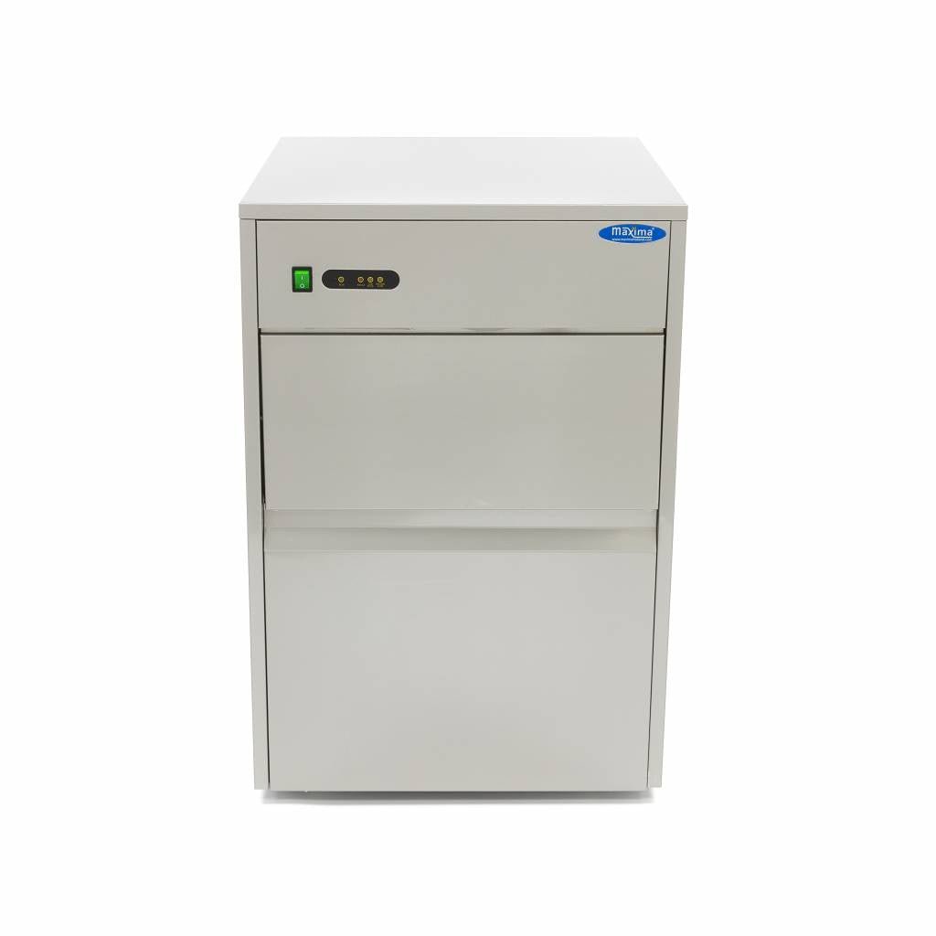 Maxima Ice Machine - 28kg/day - Bullet Cubes - Air Cooled - RVSVoordeel