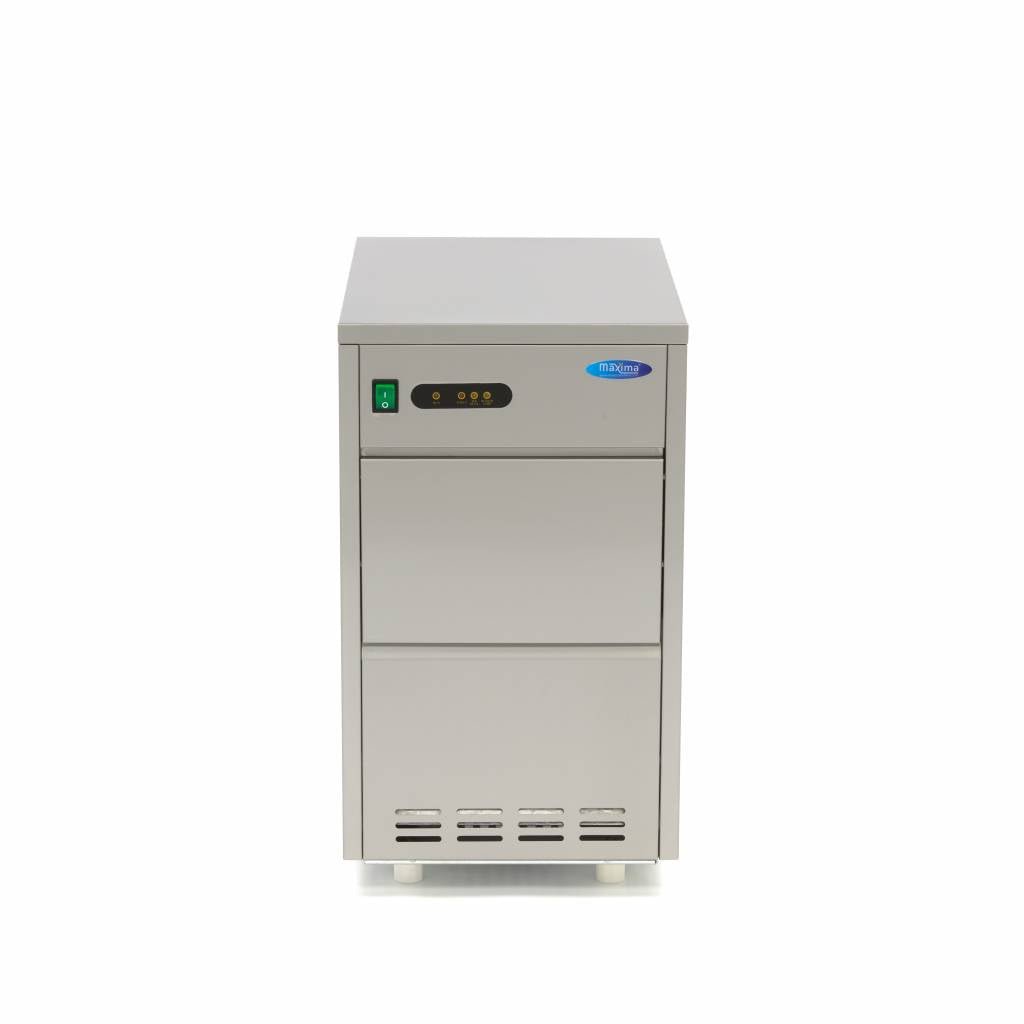 Maxima Ice Machine - 30kg/day - Crushed/Flaked - Air Cooled - RVSVoordeel