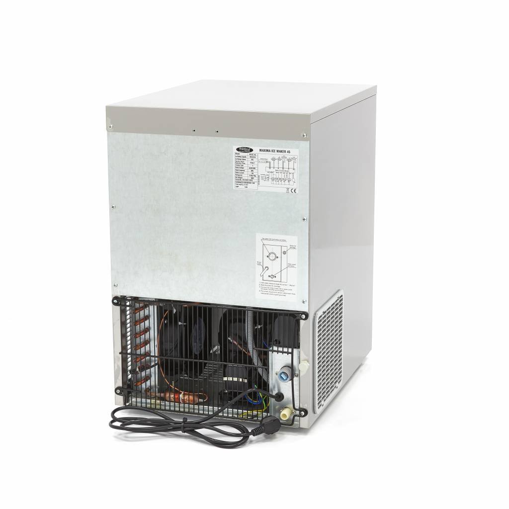 Maxima Ice Machine - 45kg/day - Bullet Cubes - Air Cooled - RVSVoordeel