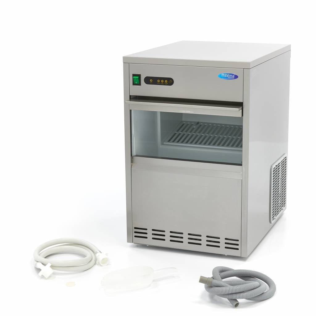 Maxima Ice Machine - 45kg/day - Bullet Cubes - Air Cooled - RVSVoordeel