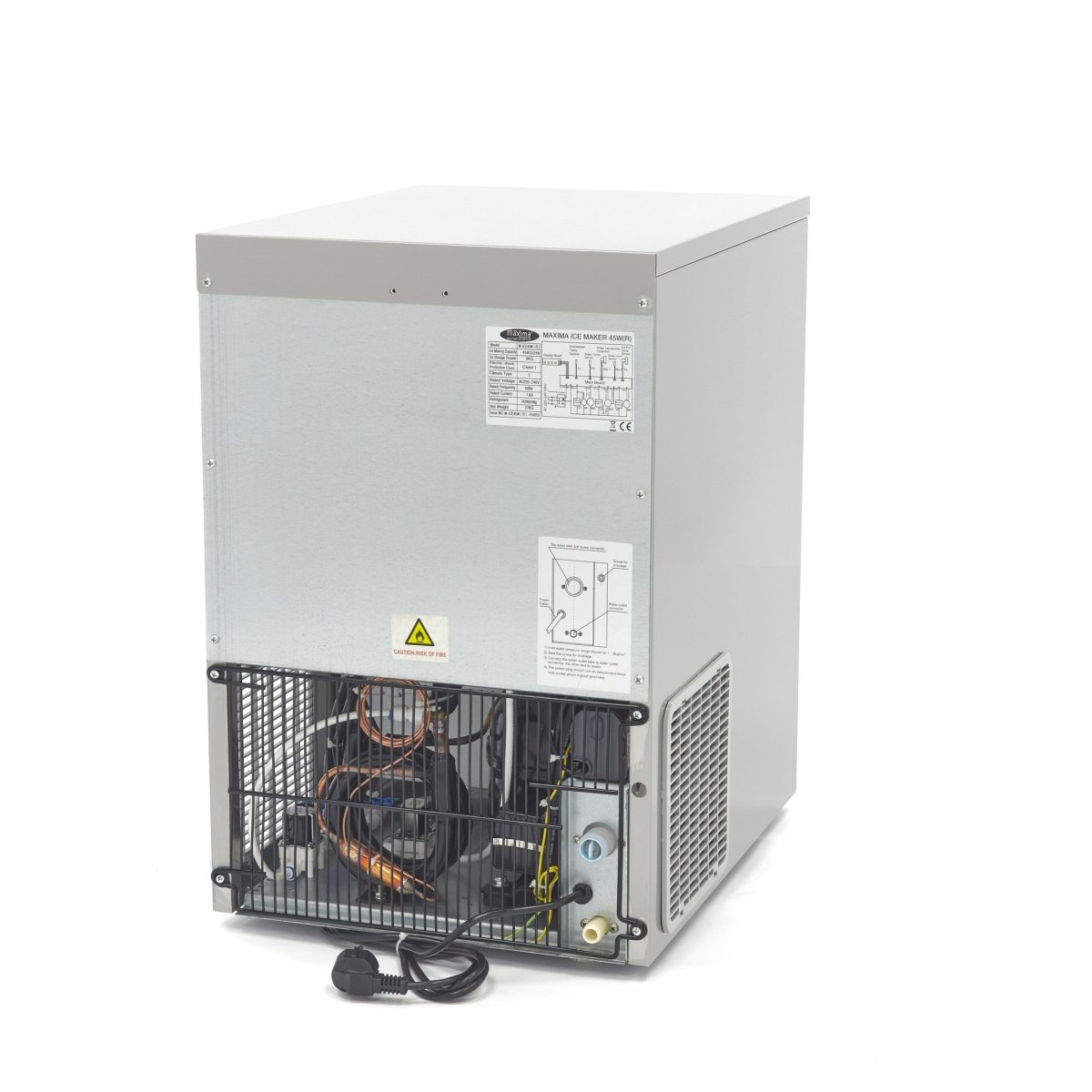 Maxima Ice Machine - 45kg/day - Bullet Cubes - Water Cooled - RVSVoordeel