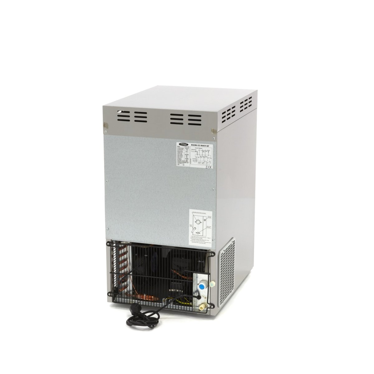 Maxima Ice Machine - 50kg/day - Crushed/Flaked - Air Cooled - RVSVoordeel