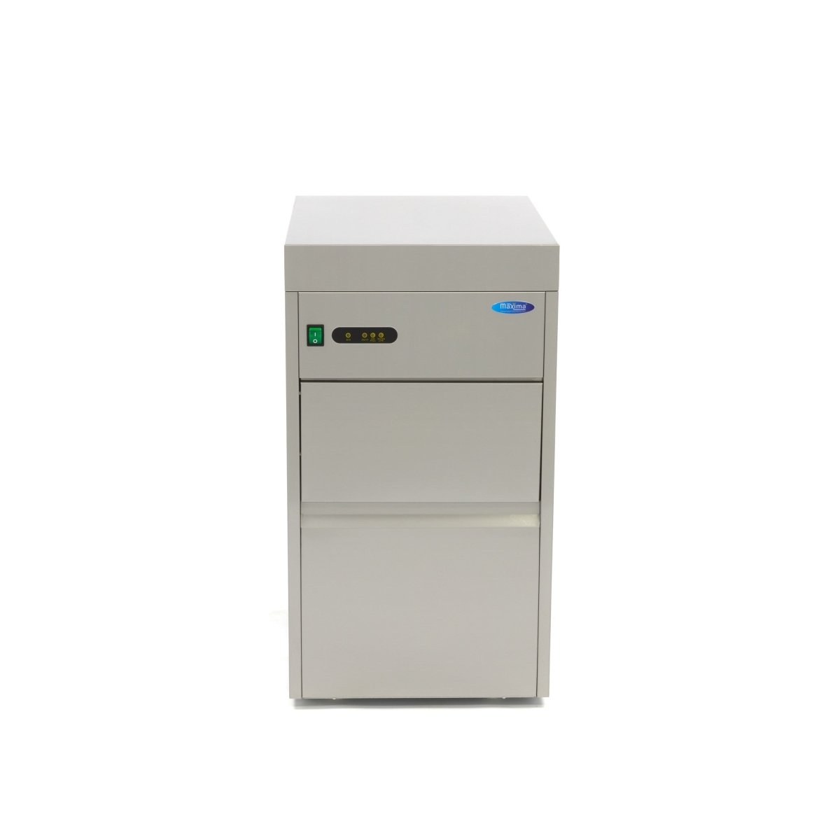 Maxima Ice Machine - 50kg/day - Crushed/Flaked - Air Cooled - RVSVoordeel
