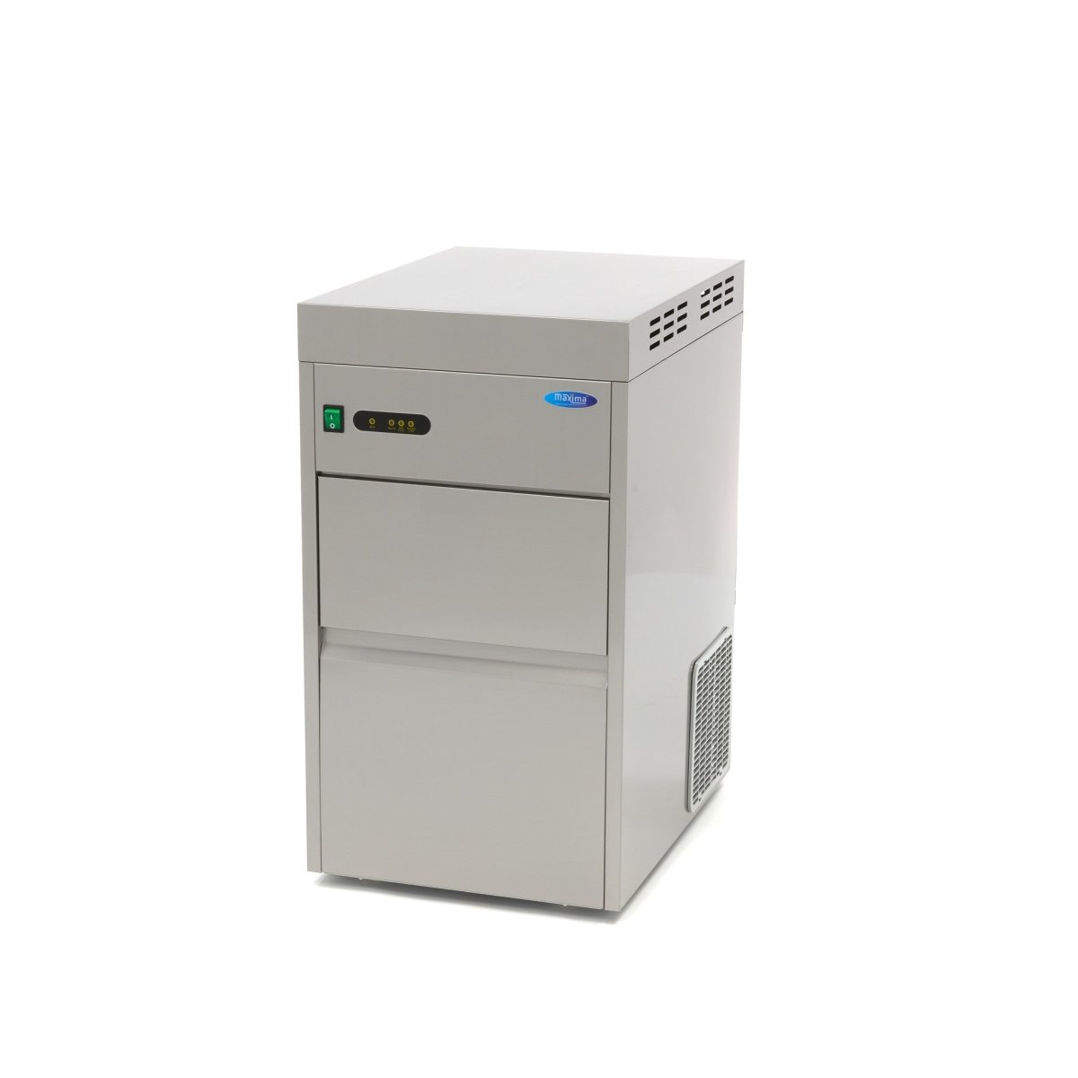 Maxima Ice Machine - 50kg/day - Crushed/Flaked - Air Cooled - RVSVoordeel