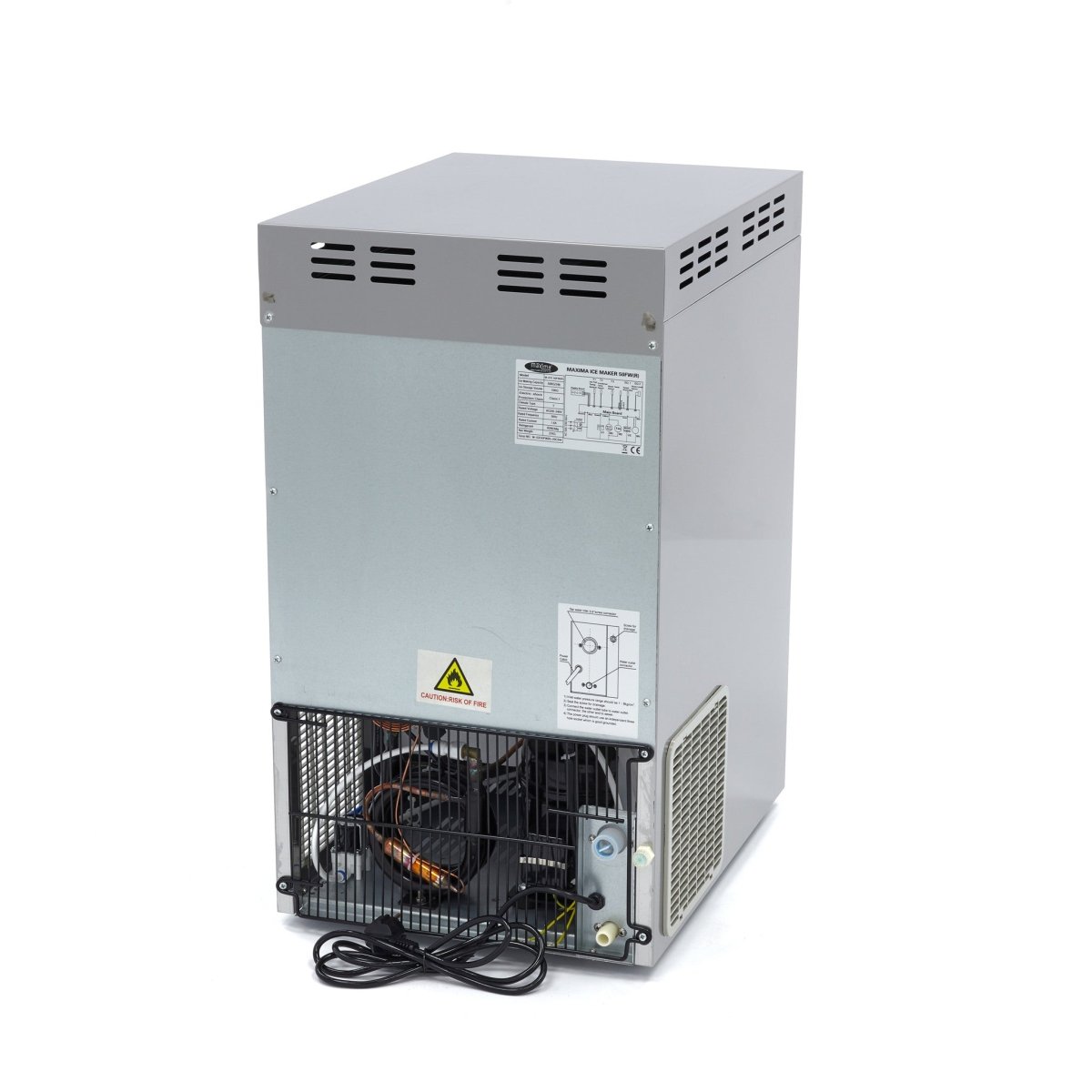 Maxima Ice Machine - 50kg/day - Crushed/Flaked - Water Cooled - RVSVoordeel