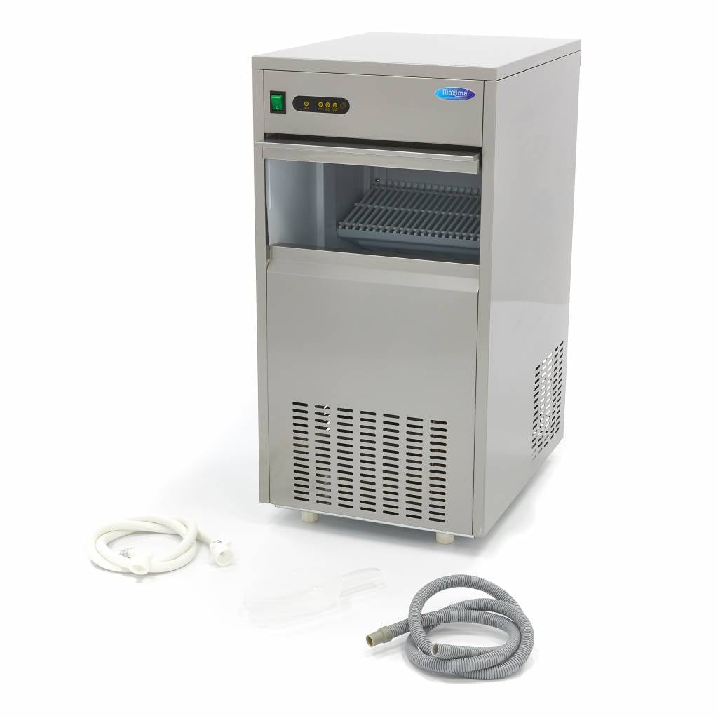 Maxima Ice Machine - 60kg/day - Bullet Cubes - Air Cooled - RVSVoordeel