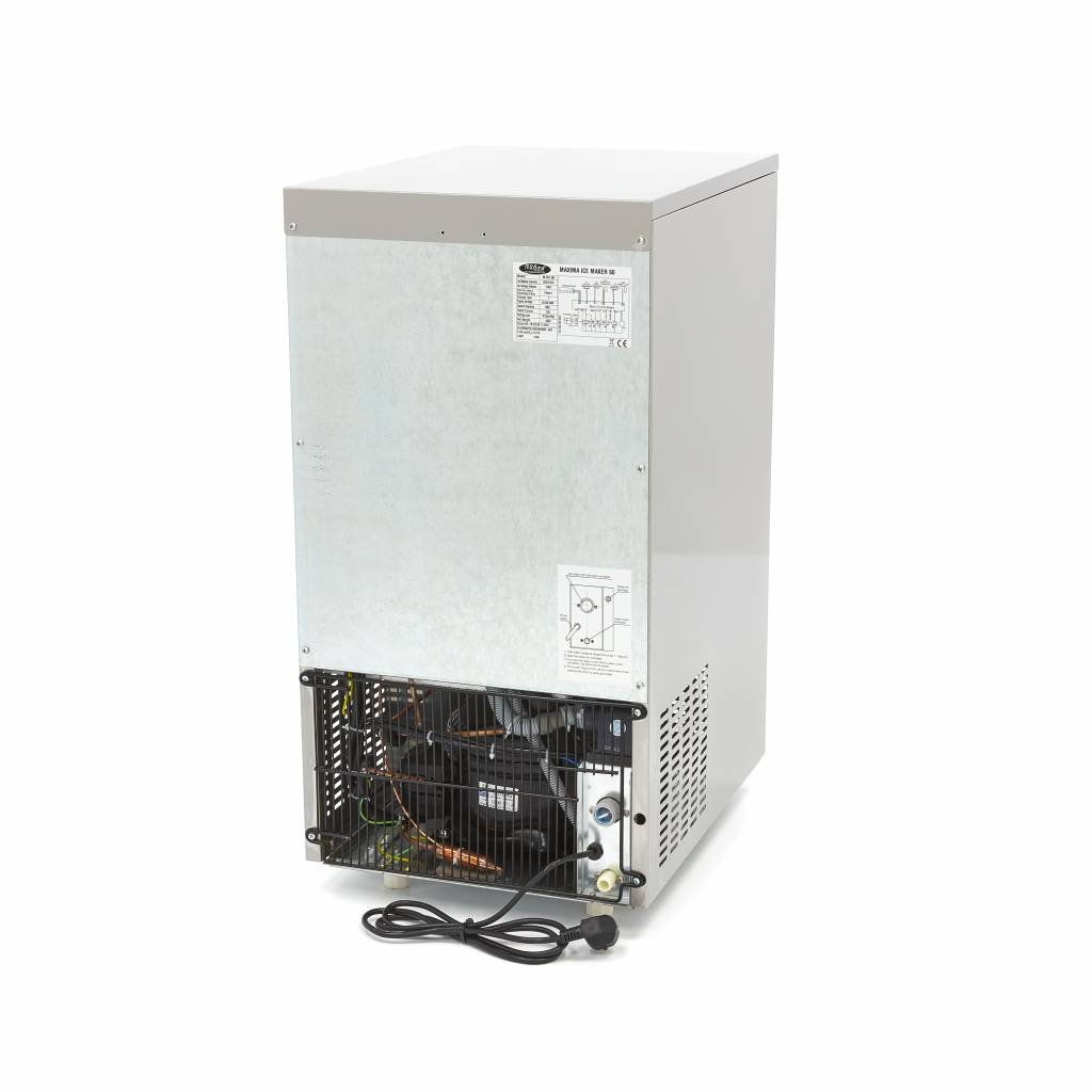 Maxima Ice Machine - 60kg/day - Bullet Cubes - Air Cooled - RVSVoordeel