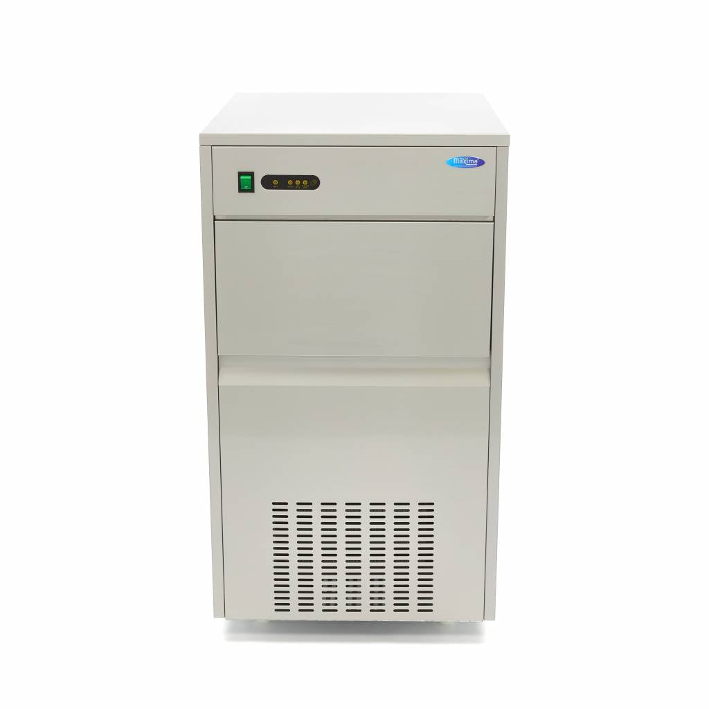 Maxima Ice Machine - 80kg/day - Bullet Cubes - Air Cooled - RVSVoordeel