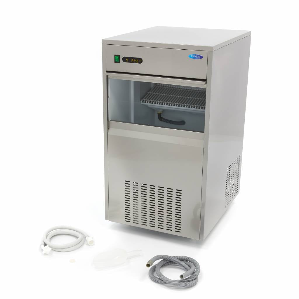Maxima Ice Machine - 80kg/day - Bullet Cubes - Air Cooled - RVSVoordeel