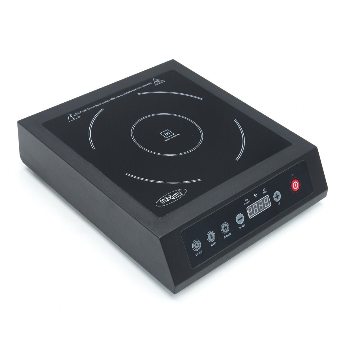 Maxima Induction Hob - Ø26cm - 3500W - Black - RVSVoordeel