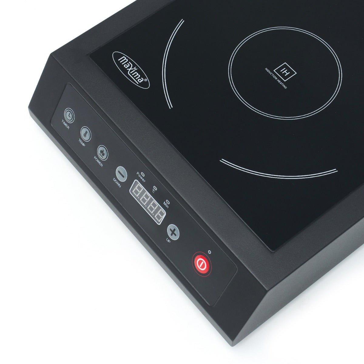 Maxima Induction Hob - Ø26cm - 3500W - Black - RVSVoordeel