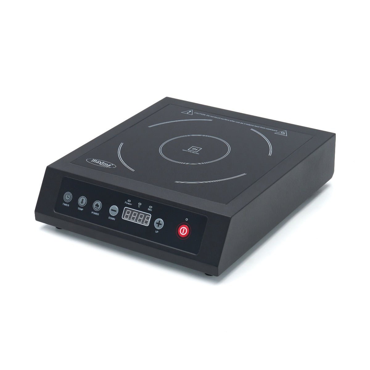 Maxima Induction Hob - Ø26cm - 3500W - Black - RVSVoordeel