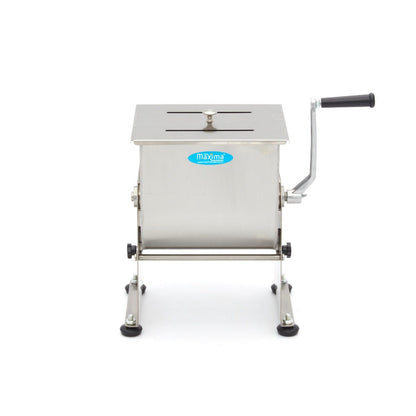 Maxima Meat Mixer 10L - 7,5kg Meat - Tilting Bowl - Single Axle - RVSVoordeel