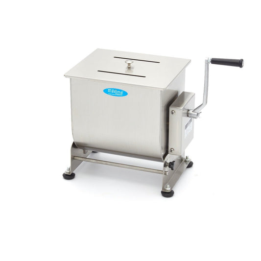 Maxima Meat Mixer 20L - 16kg Meat - Tilting Bowl - Single Axle - RVSVoordeel