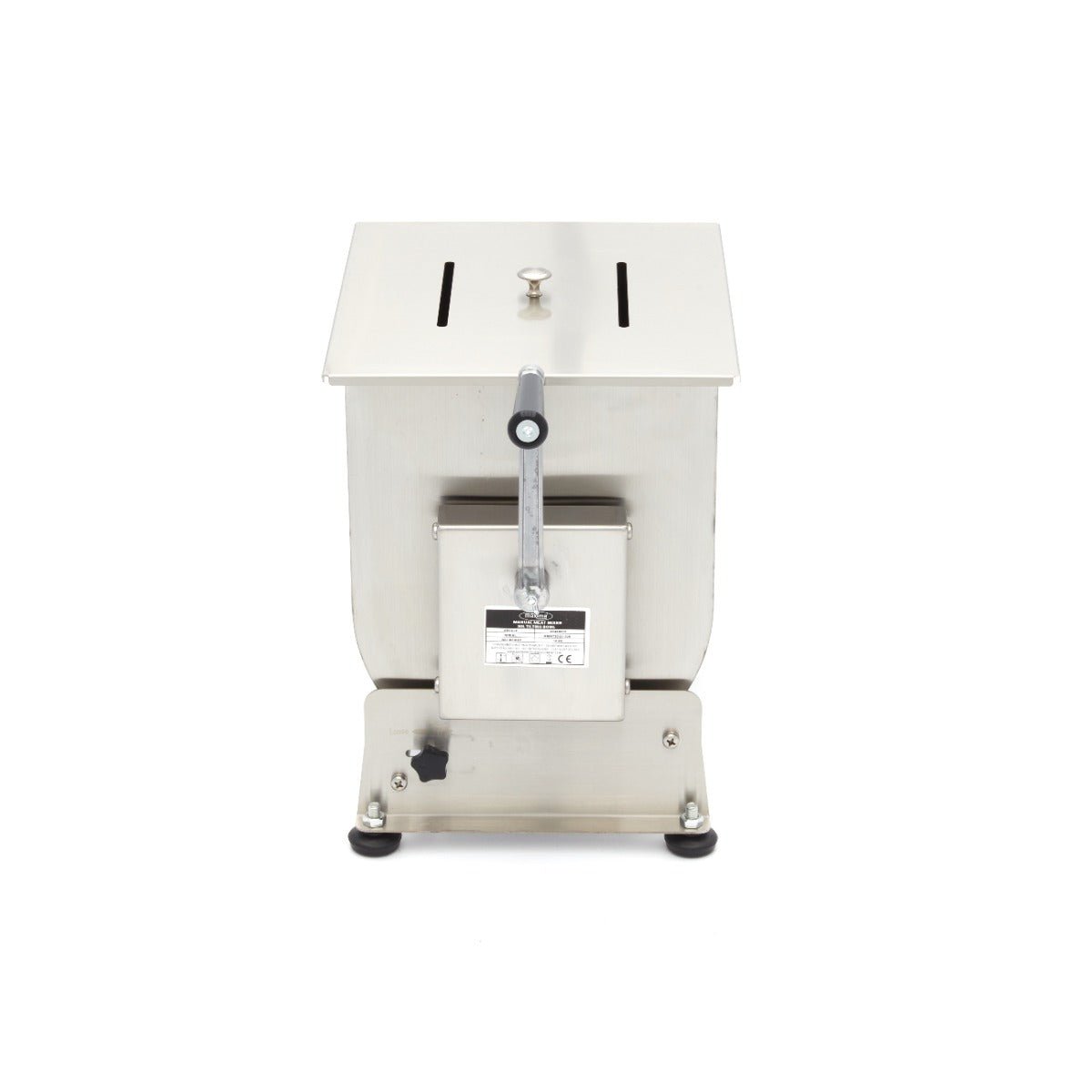 Maxima Meat Mixer 30L - 25kg Meat - Tilting Bowl - Single Axle - RVSVoordeel